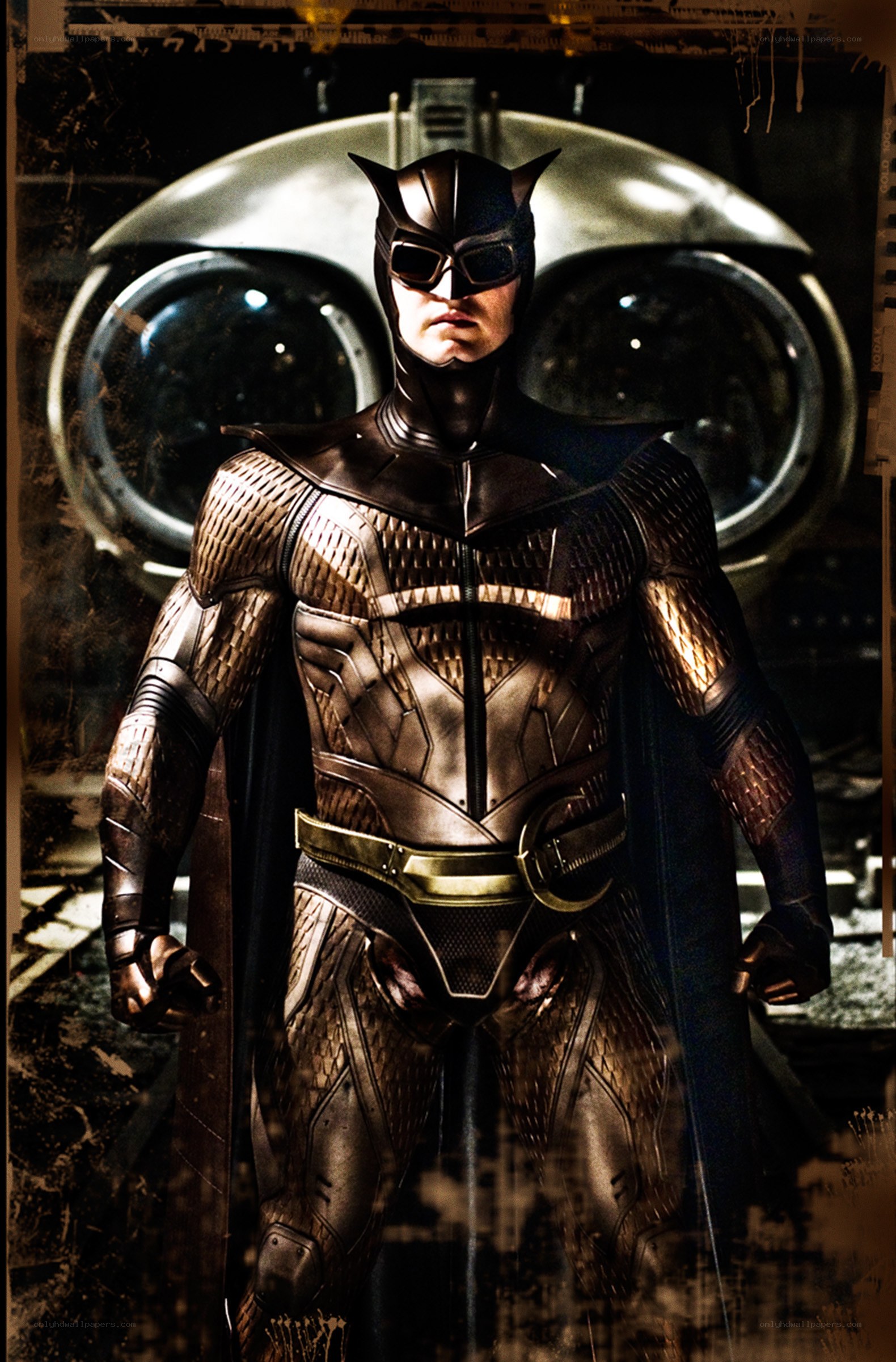 Batman in armored suit