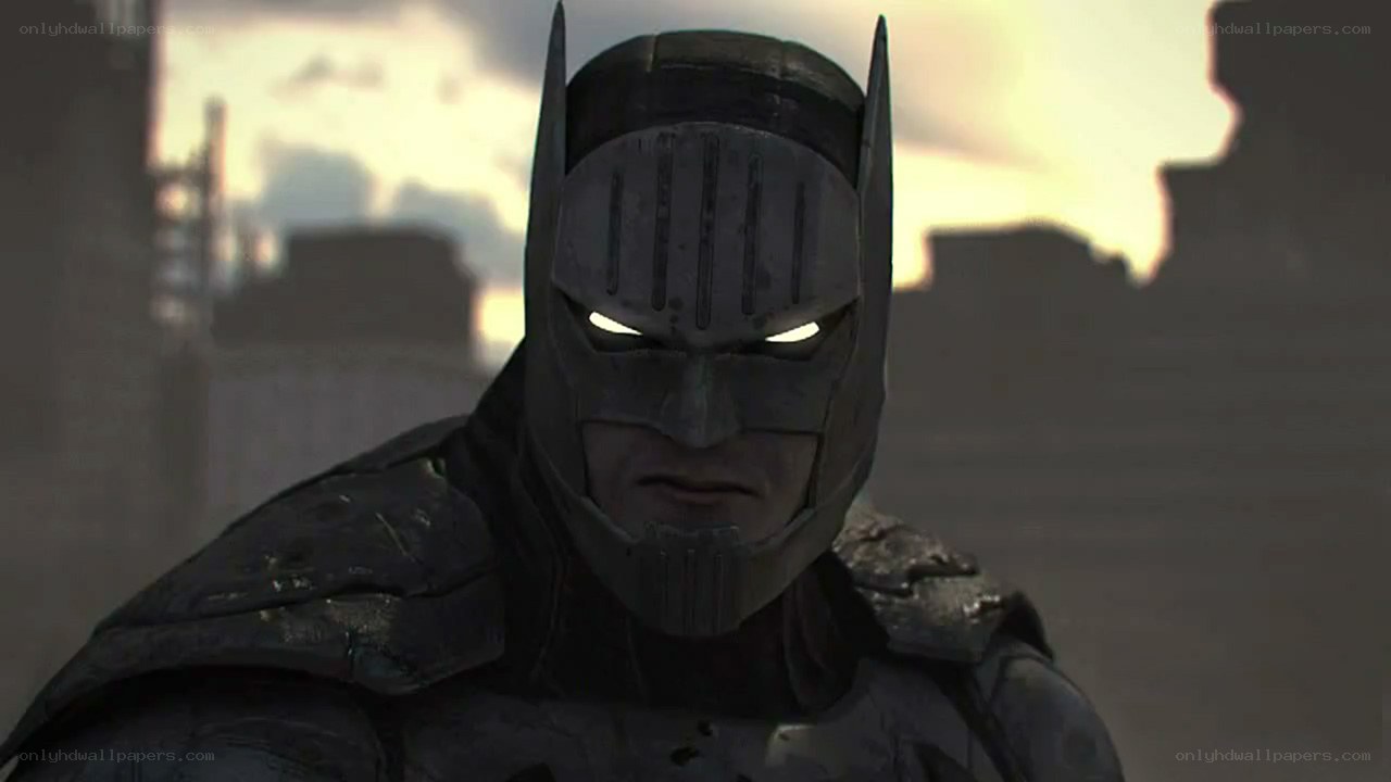 Batman in armored suit