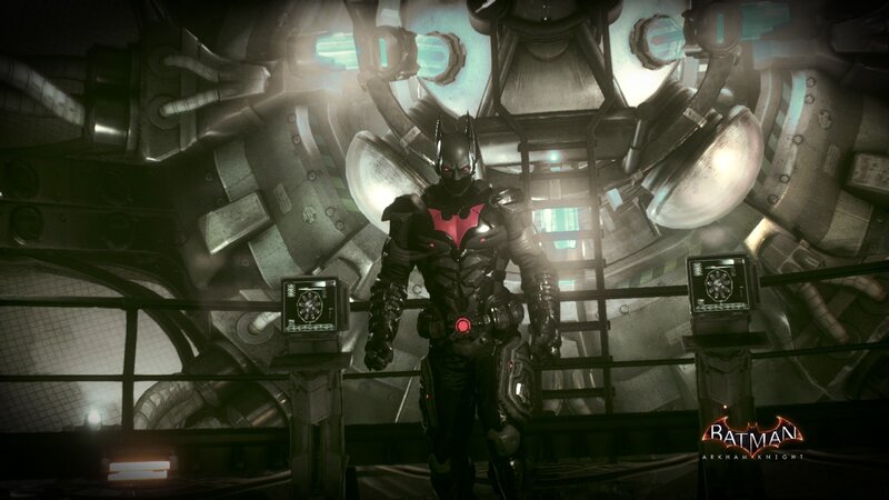 Batman in Armored Suit — Black, Dark, Dramatic