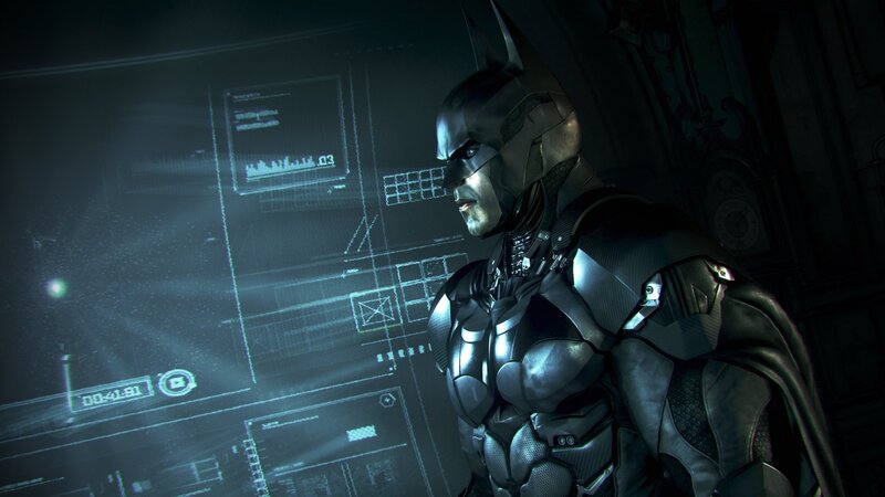 Batman in Armored Suit — Black, Dark, Night