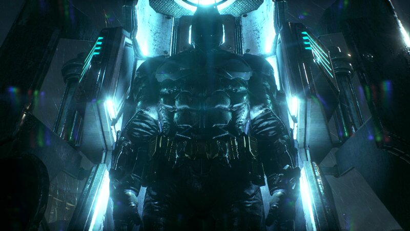 Batman in Armored Suit — Black, Dramatic, Night, 3d Render