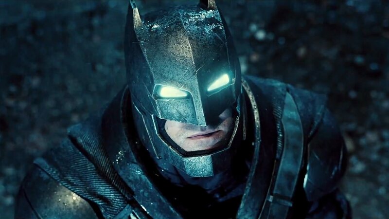 Batman in Armored Suit — Black, Dramatic, Night, Photograph