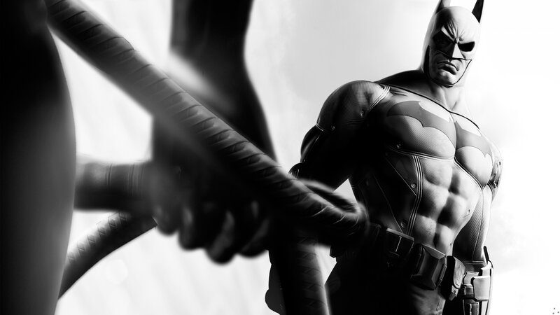 Batman in Black and White — Dramatic