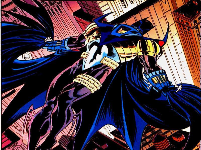 Batman in Blue Suit
