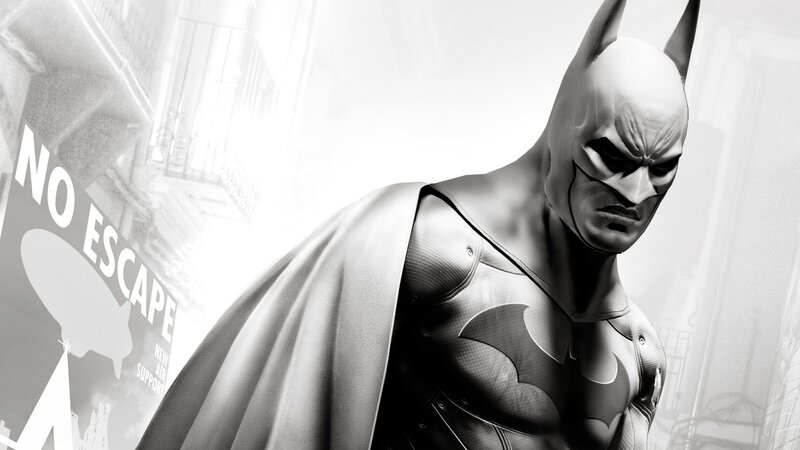 Batman in City — Black, Dramatic, 3d Render