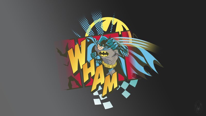 Batman in Comic Pose