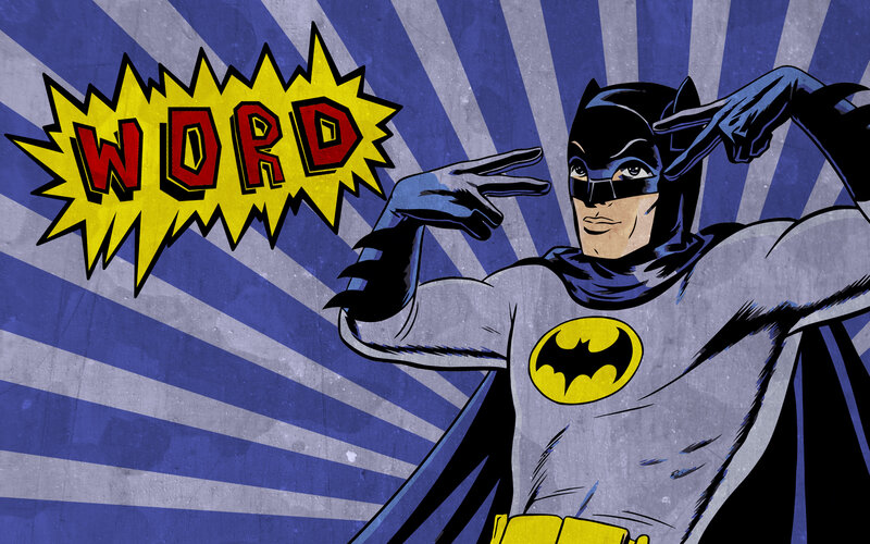 Batman in comic style