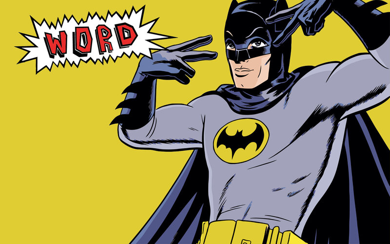 Batman in comic style