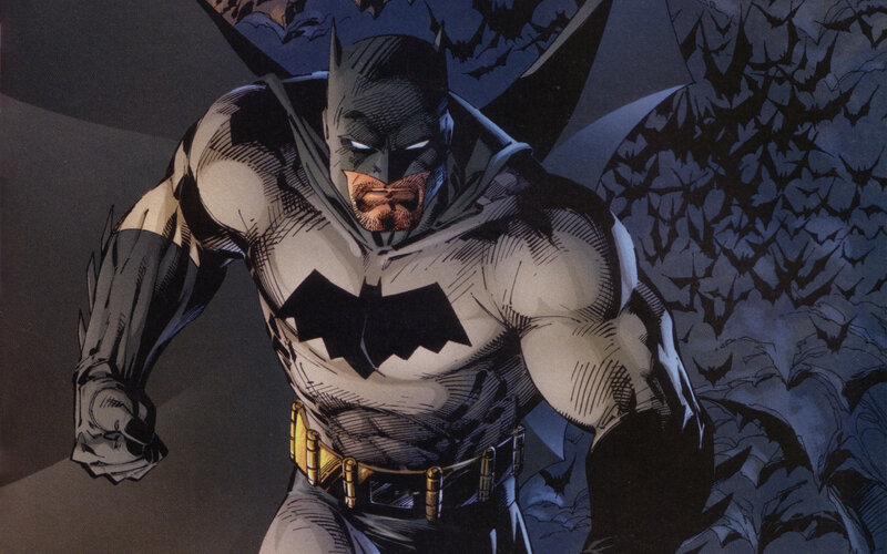 Batman in Costume — Black, Dramatic, Night