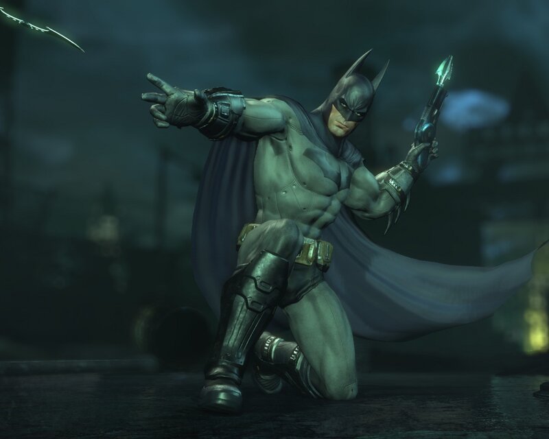 Batman in Crouched Pose — Gray