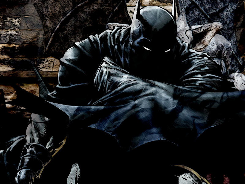 Batman in dark alley