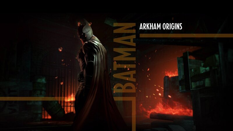 Batman in Dark Alley — Black, Dramatic, Night, Digital Art, Fire
