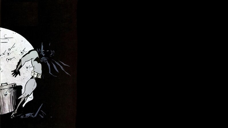 Batman in Dark Alley — Black, Dramatic, Night
