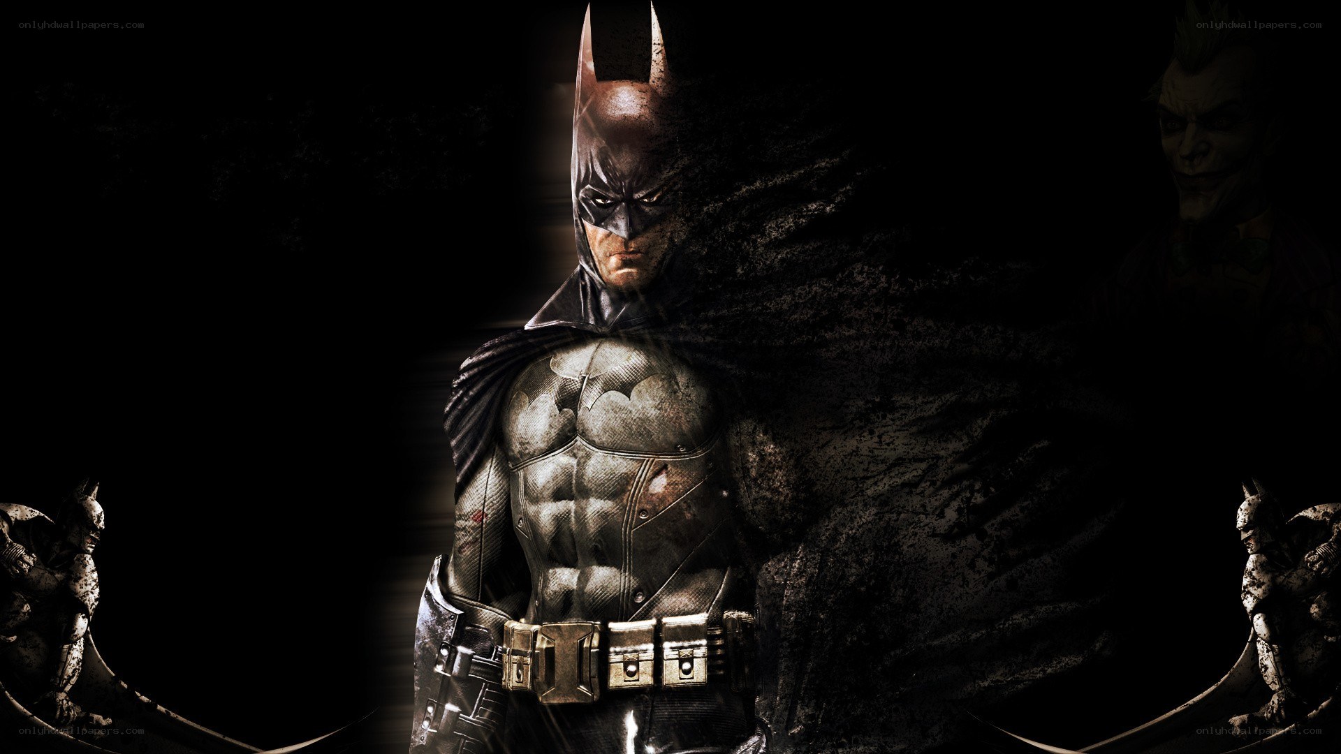Batman in dark armor