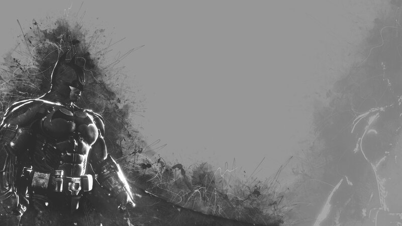 Batman in Dark Armor — Black, Dramatic