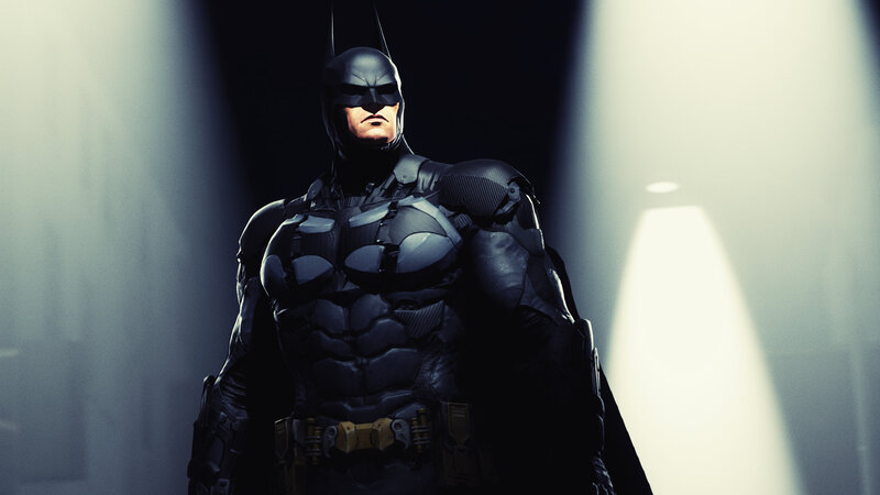 Batman in dark armor