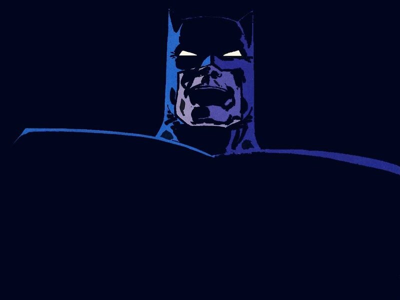 Batman in dark blue
