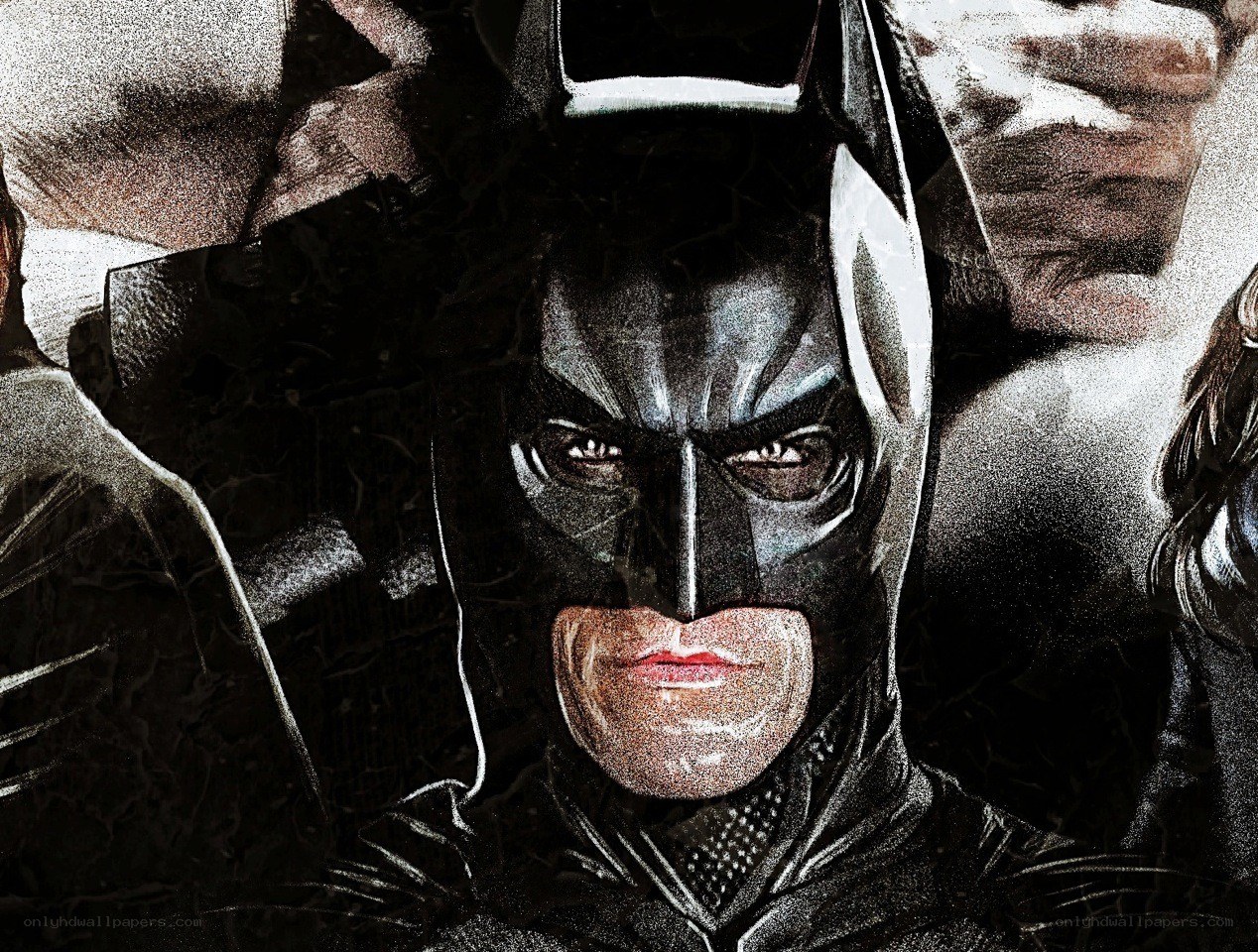 Batman in dark costume