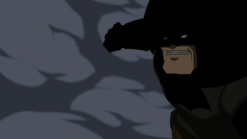Batman in Dark Costume — Black, Dramatic, Night, Anime