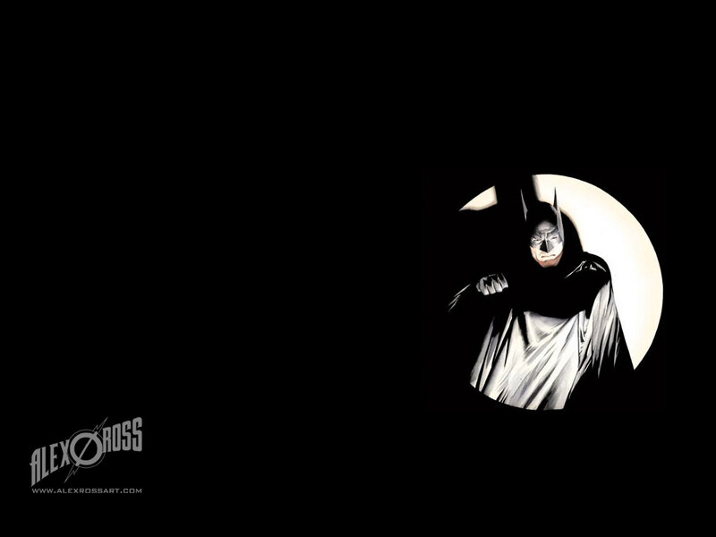 Batman in Dark Costume — Black, Dramatic, Night, Comic