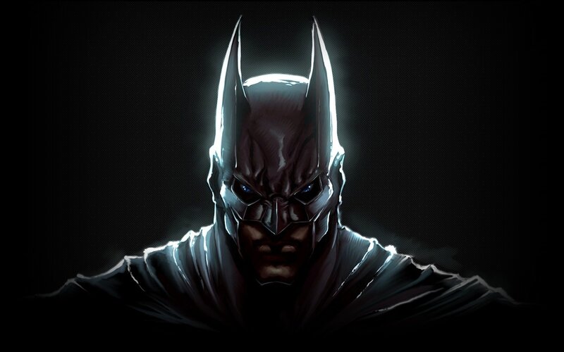 Batman in Dark Costume — Black
