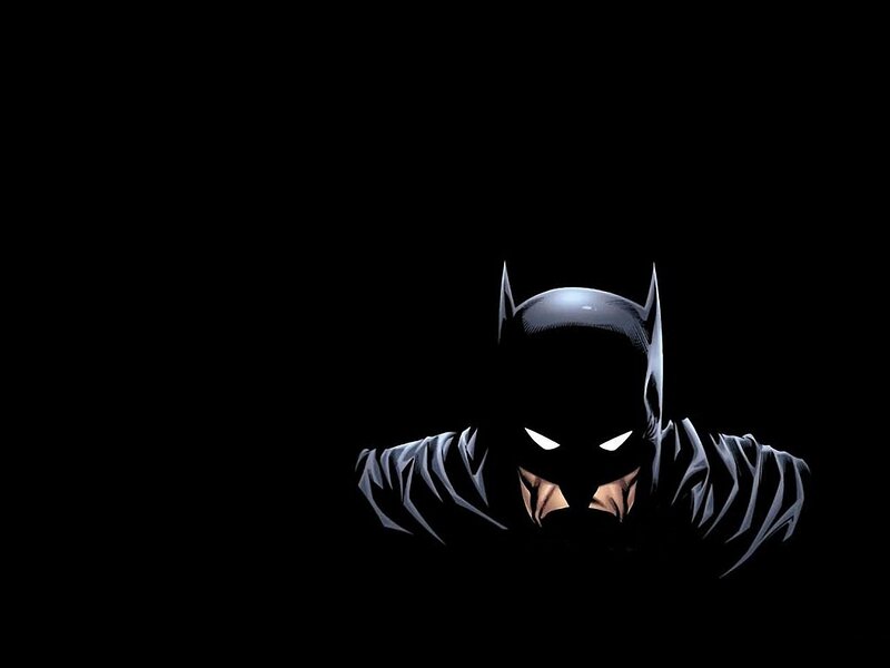 Batman in Dark Costume — Comic