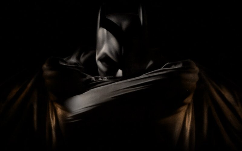 Batman in Dark Costume — Photograph