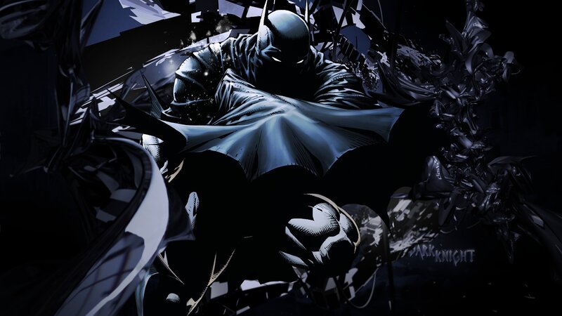 Batman in Dark Environment — Black