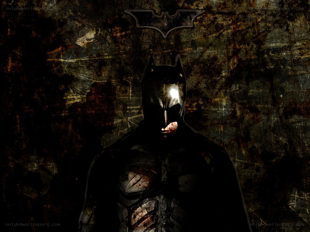 Batman in dark grunge style