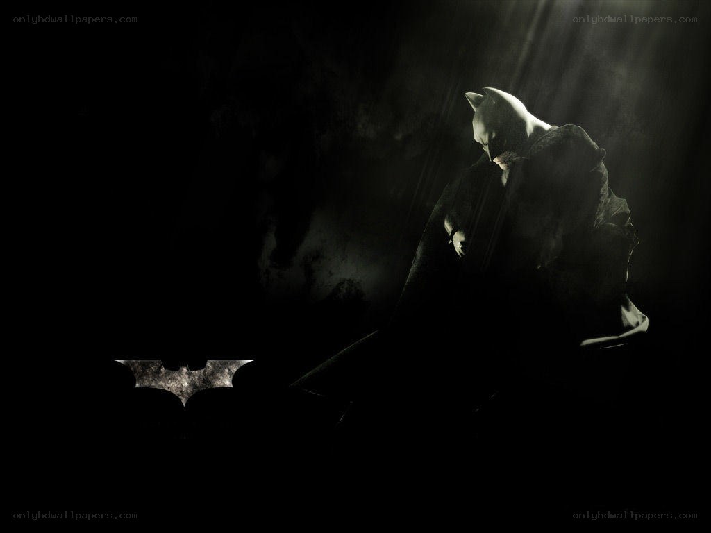 Batman in dark light