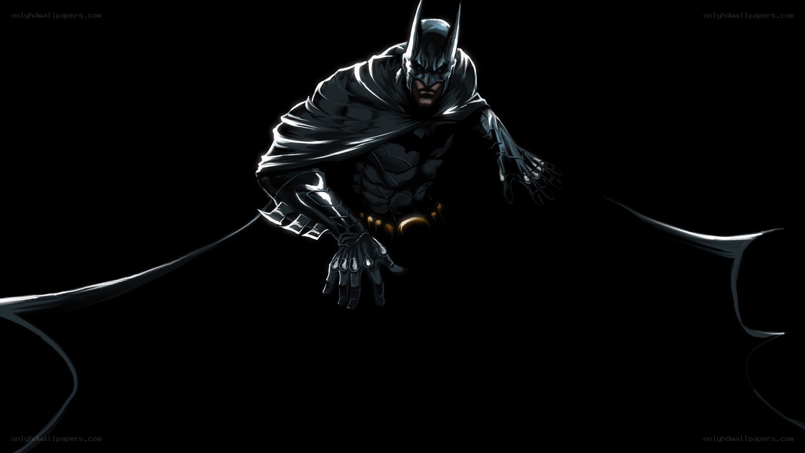 Batman in dark pose