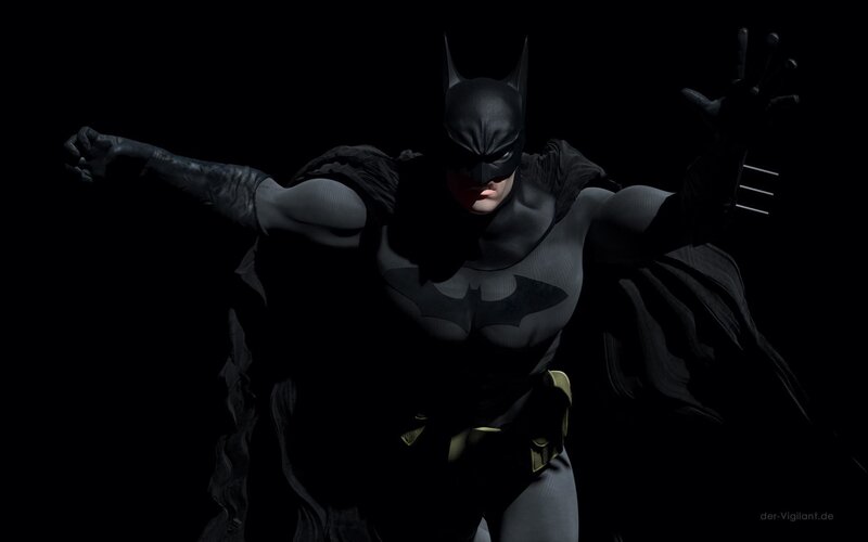 Batman in dark pose