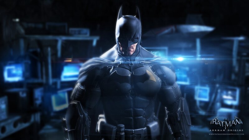 Batman in Dark Room — Black, Dark, Dramatic, Night