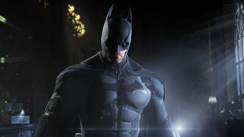 Batman in Dark Room — Black, Dark, Dramatic