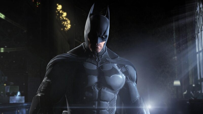 Batman in Dark Room — Black, Night, 3d Render, Cape