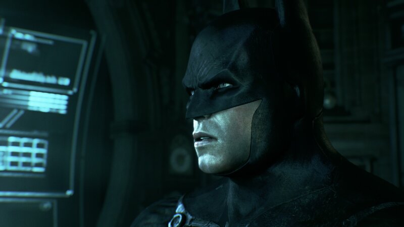 Batman in Dark Room — Black, Serious