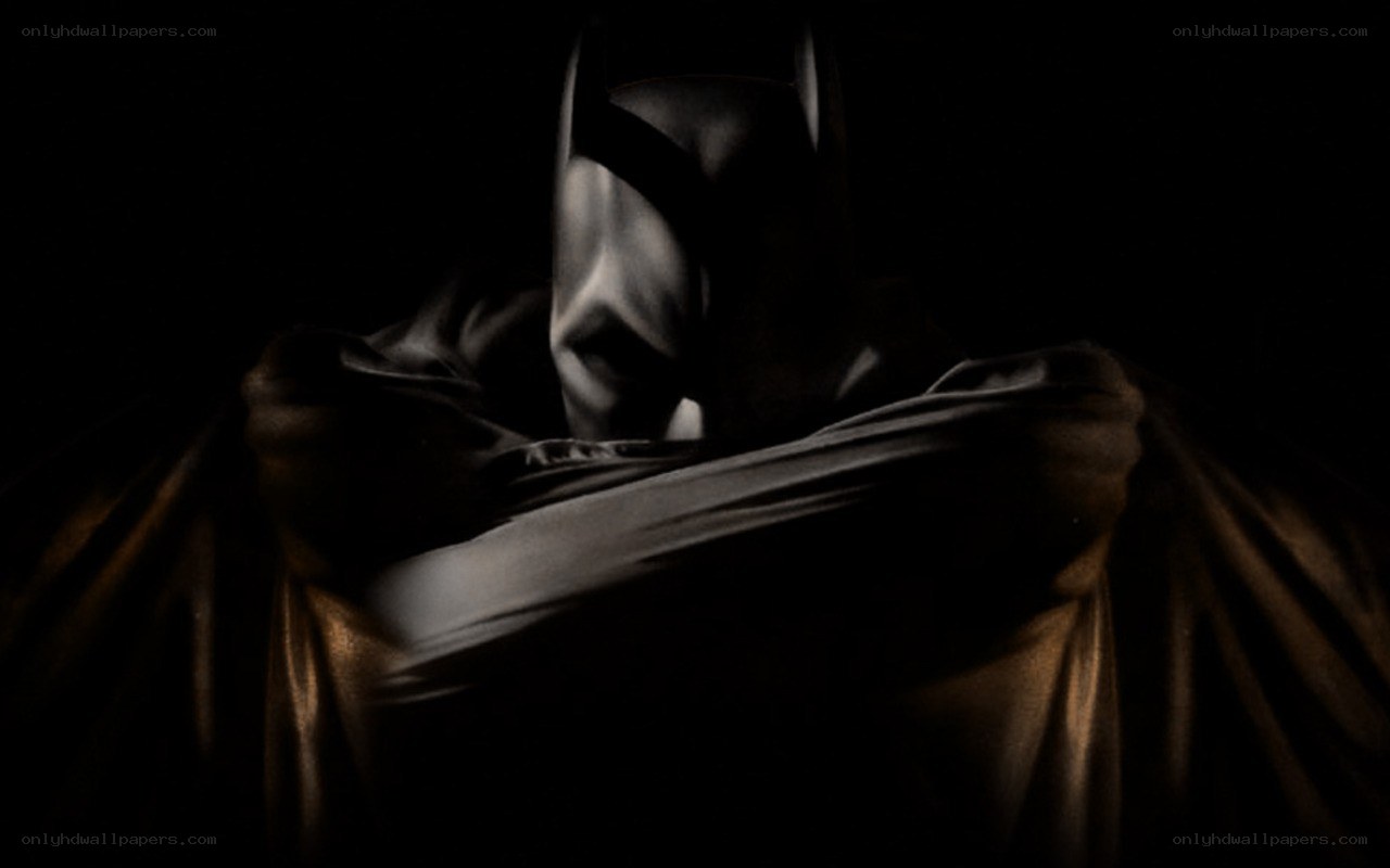 Batman in dark silhouette