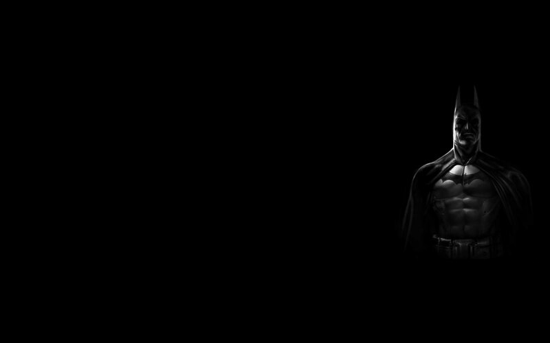 Batman in Dark Suit — Black, Dramatic, Night, Digital Art