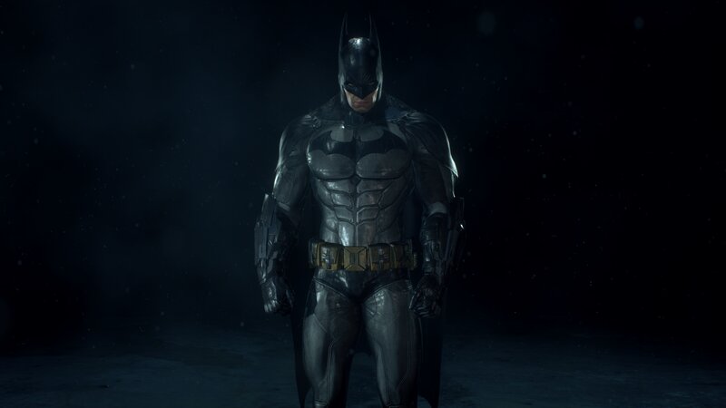 Batman in Dark Suit — Black, Dramatic, Night