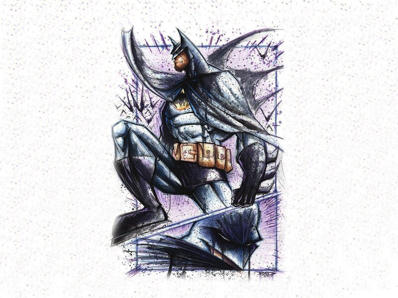 Batman in dynamic pose