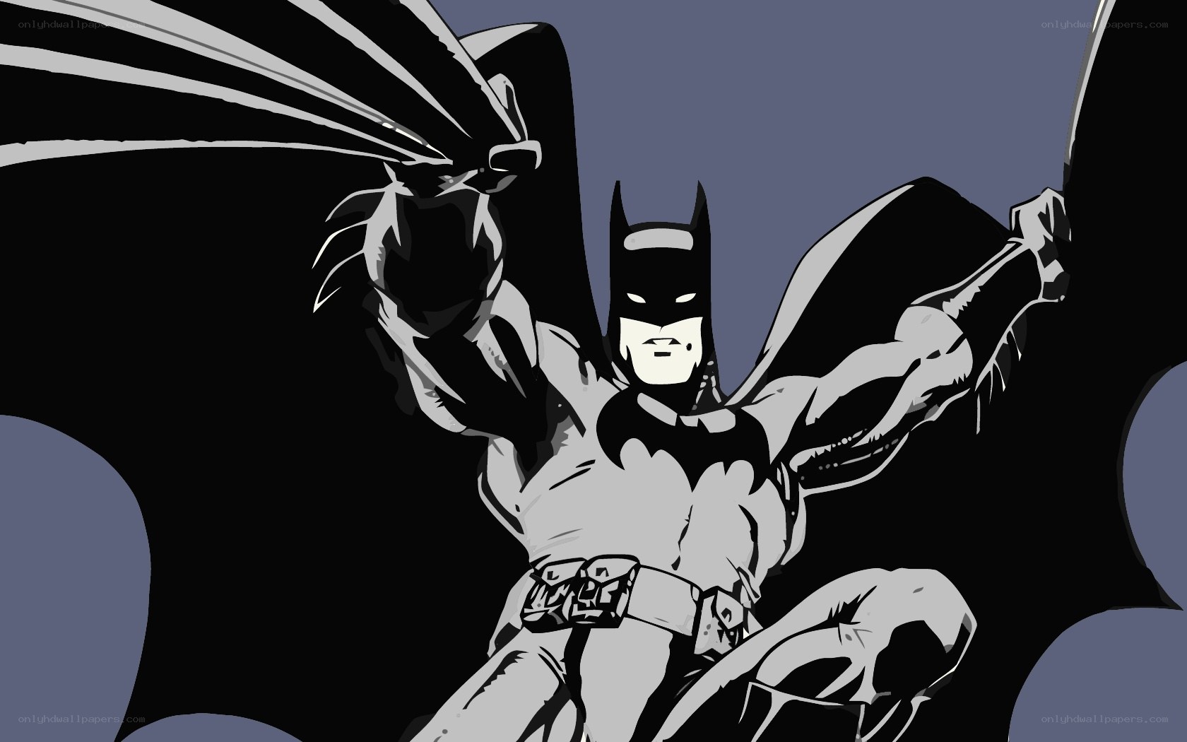 Batman in dynamic pose