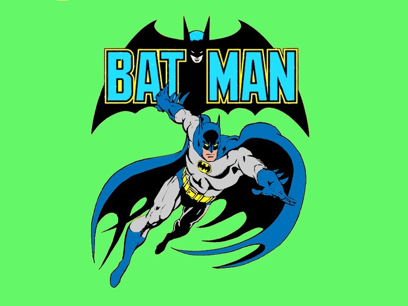 Batman in Flight — Green