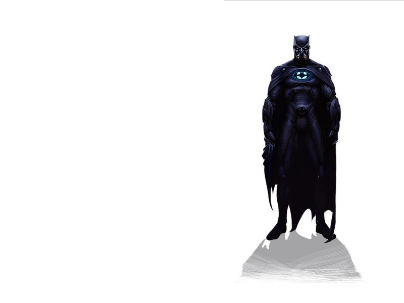 Batman in futuristic armor