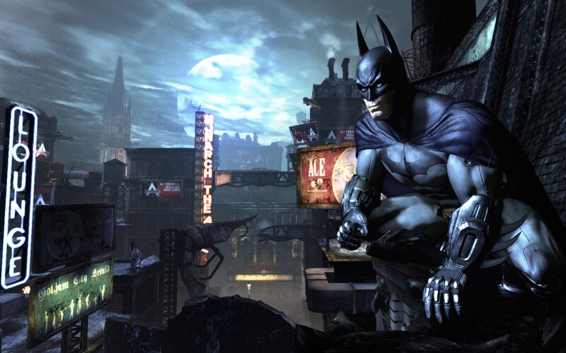 Batman in Gotham City