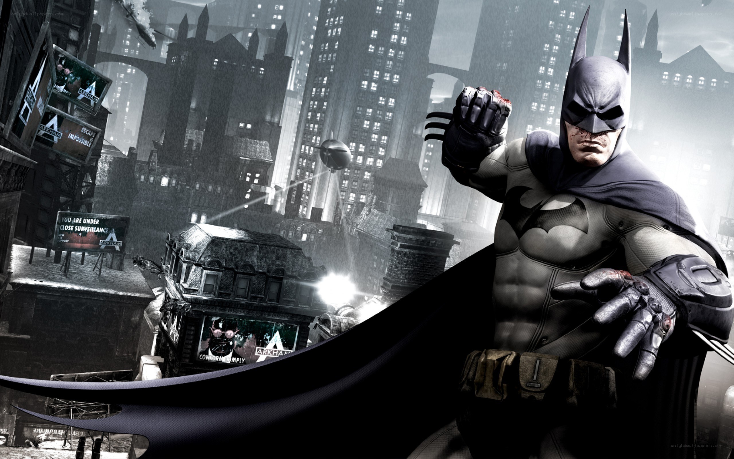 Batman in Gotham City