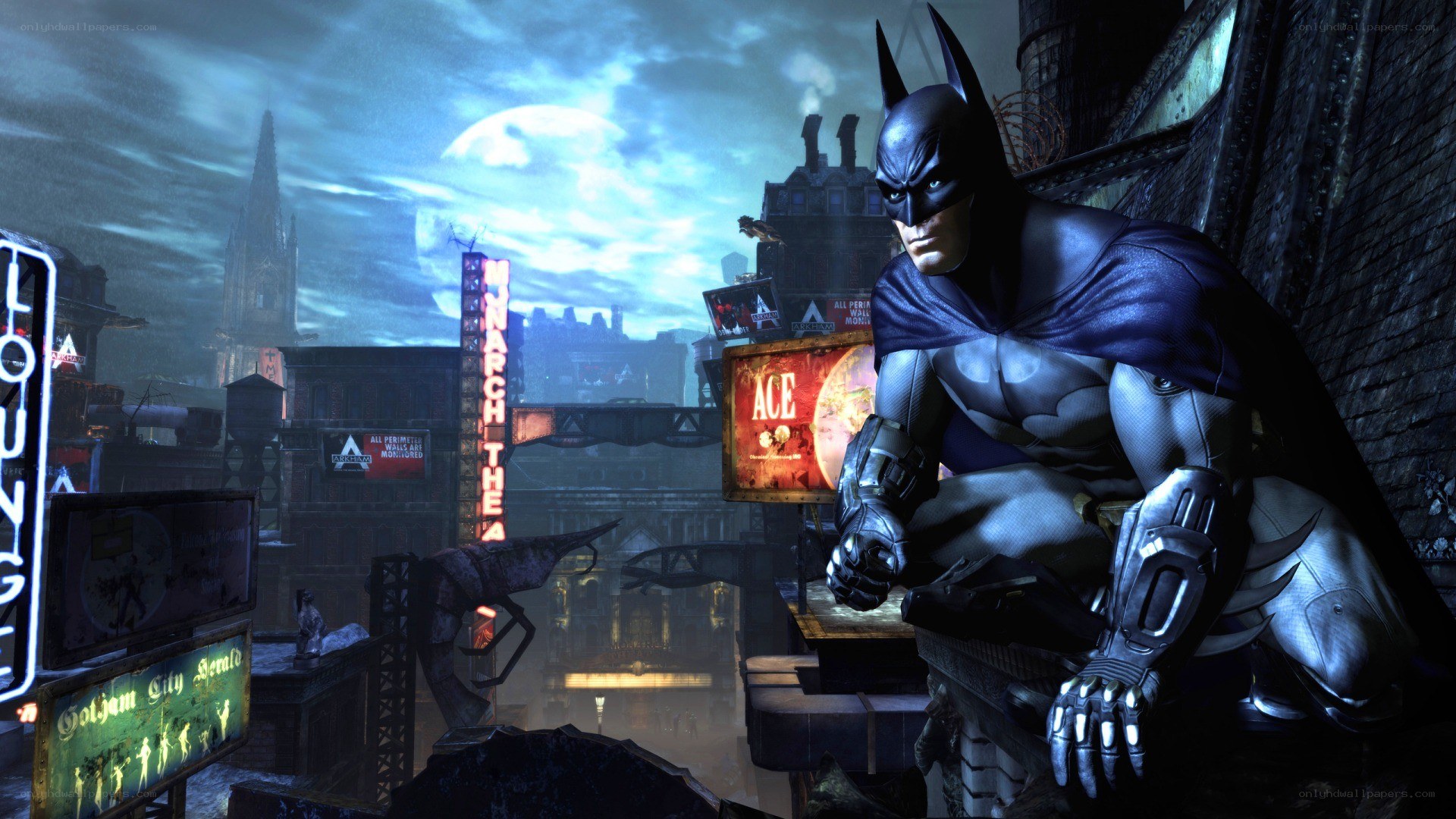 Batman in Gotham City