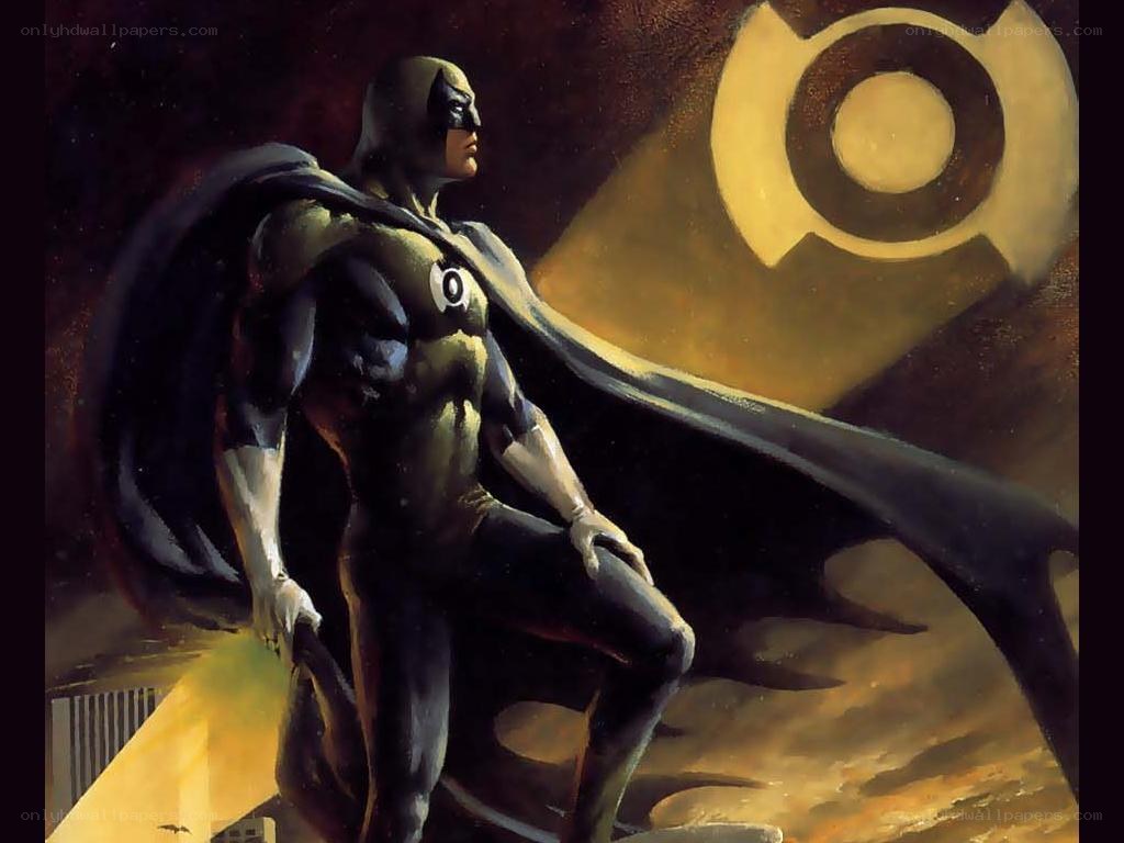 Batman in Green Lantern costume