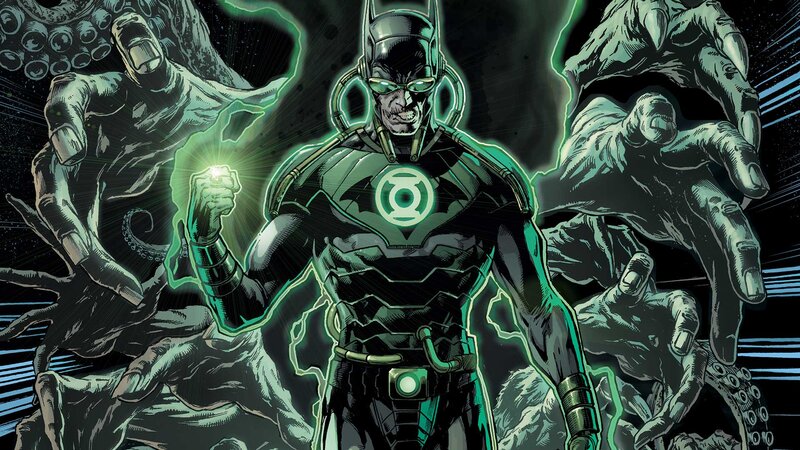 Batman in Green Lantern Suit