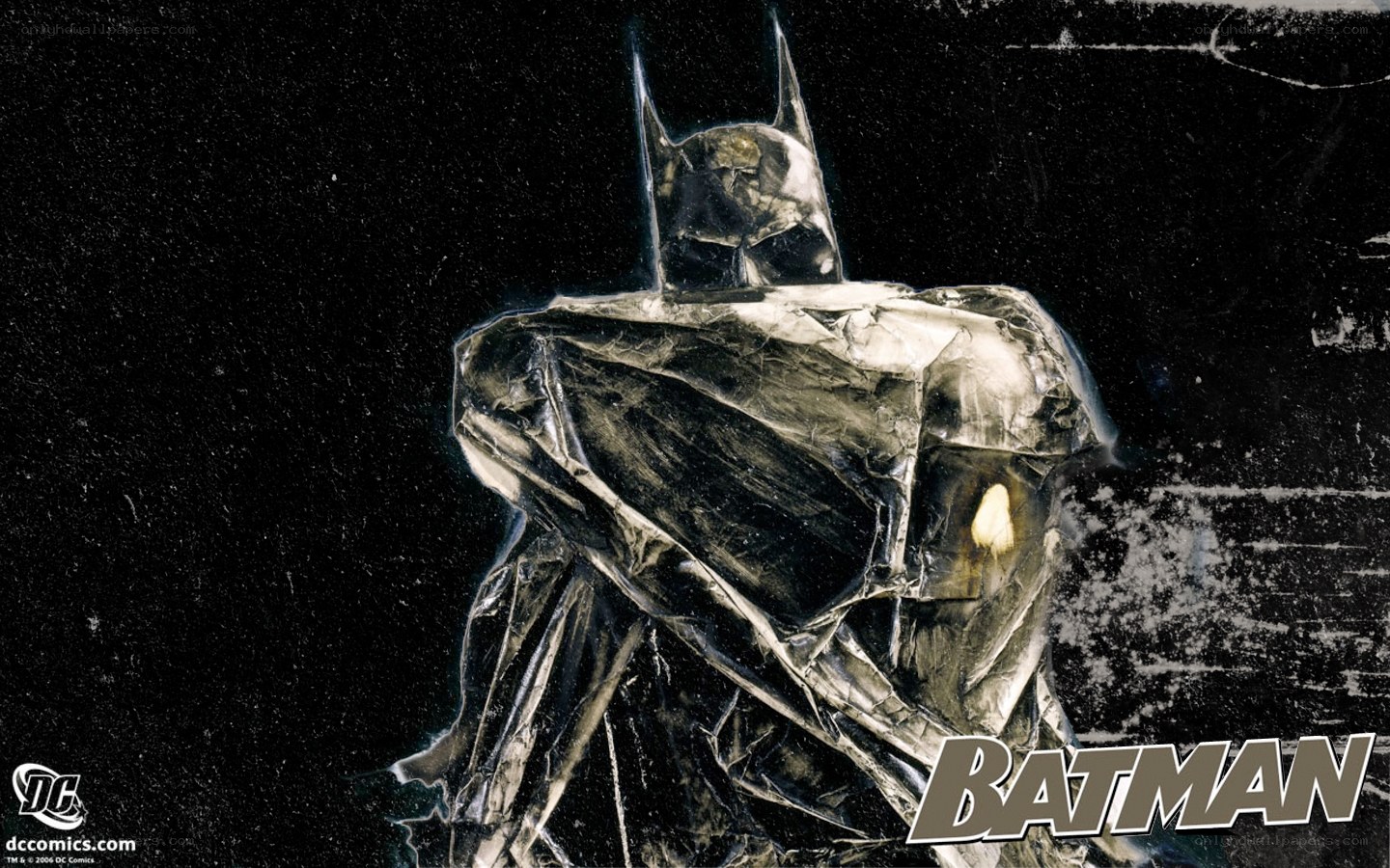 Batman in ice sculpture