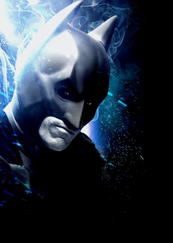 Batman in Mask — Black, Dramatic